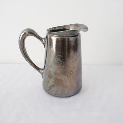 Lot #182: Silver Plated Pitcher 