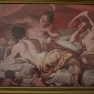 Lot #183: Classic Italian Art Framed Print