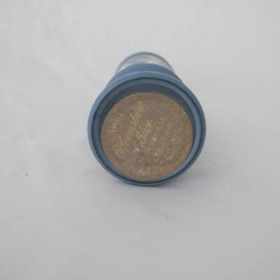 Lot #185: Vintage Avon Wedgewood Blue Perfume Decanter 6 FL OZ Half Full
