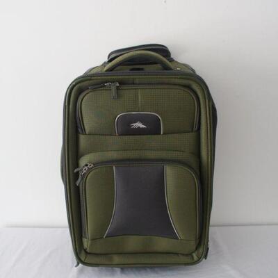 Lot #196: High Sierra Upright Suitcase Rolling Luggage 