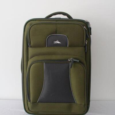 Lot #197: High Sierra Upright Suitcase Rolling Luggage 