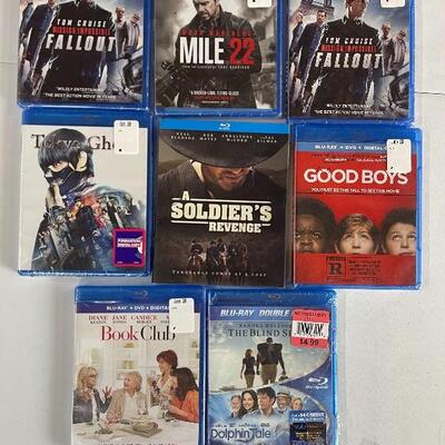 8 New BluRay Movies