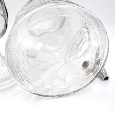 LARGE ROOSTER GLASS DRINK DISPENSER