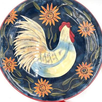 PAINTED PLATES SET OF 4