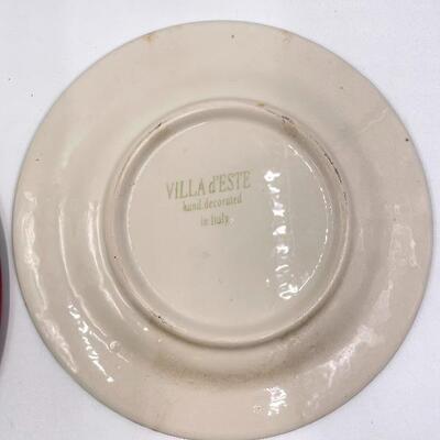 PAINTED PLATES SET OF 4
