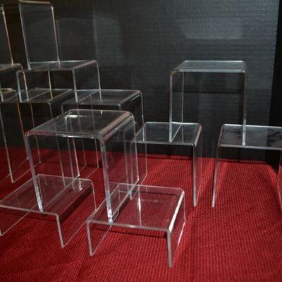 LOT 45 ACRYLIC DISPLAY STANDS