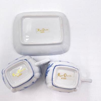 ROYAL DANUBE SQUARE TEACUPS AND SAUCER