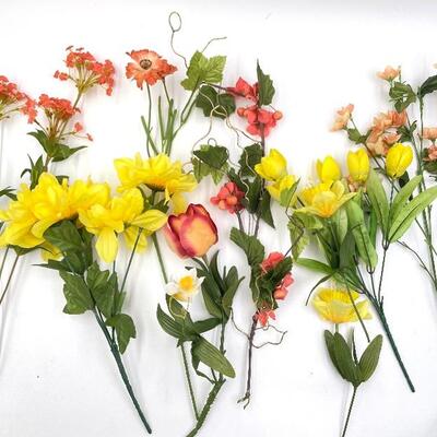 FAUX SPRING FLOWERS BUNDLE