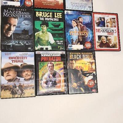 10 Assorted DVDs (Opened)- Item #379