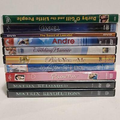 10 Assorted DVDs (Opened)- Item #380