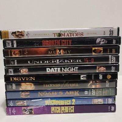 10 Assorted DVDs (Opened)- Item #382