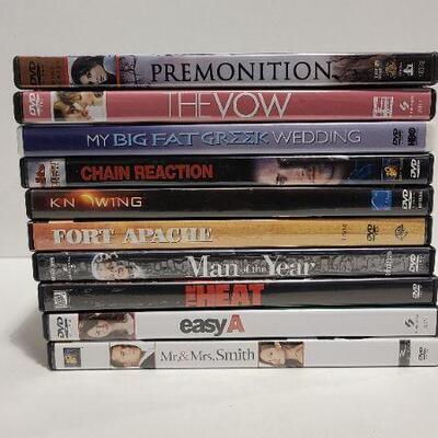 10 Assorted DVDs (Opened)- Item #384