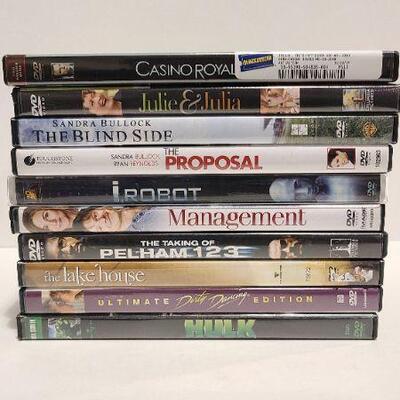 10 Assorted DVDs (Opened)- Item #385