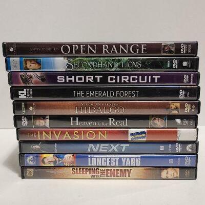 10 Assorted DVDs (Opened)- Item #386