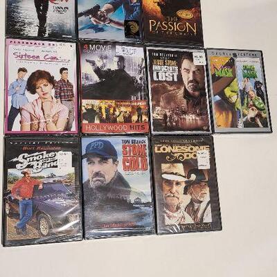 10 Assorted DVDs (Opened)- Item #389