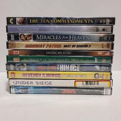 10 Assorted DVDs (Sealed)- Item #391