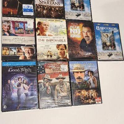 10 Assorted DVDs (Sealed)- Item #392