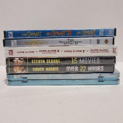 5 DVD Box Sets/Movie Packs (Sealed)- Item #393