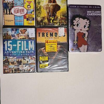 10 DVD Box Sets/Movie Packs (Sealed)- Item #394