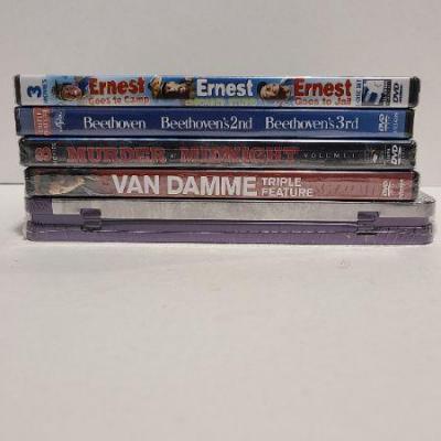 5 DVD Box Sets/Movie Packs (Sealed)- Item #395