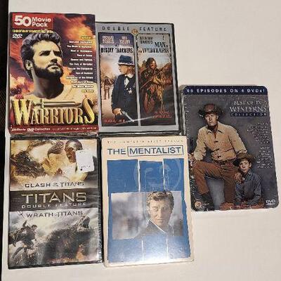 5 DVD Box Sets/Movie Packs (Sealed)- Item #396