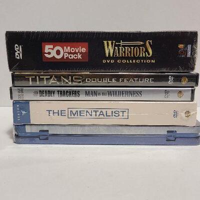 5 DVD Box Sets/Movie Packs (Sealed)- Item #396