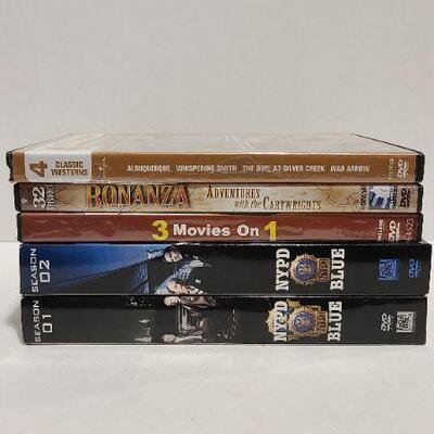 5 DVD Season Box/Movie Packs (Opened)- Item #398