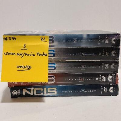 5 DVD Season Box/Movie Packs (Opened)- Item #399