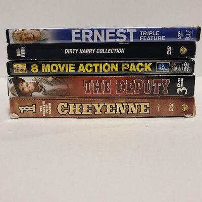 5 DVD Season Box/Movie Packs (Opened)- Item #402