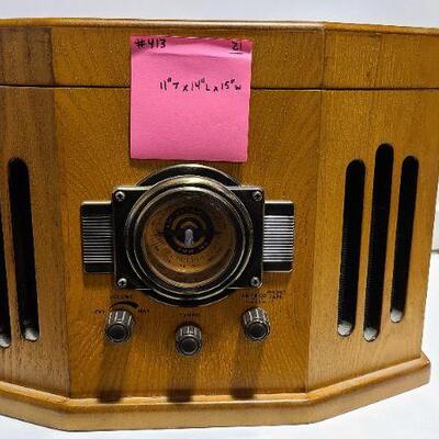 Wood look stereo turntable - Item #413