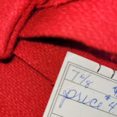Lot 178: Red Wool Fabric - 7yards