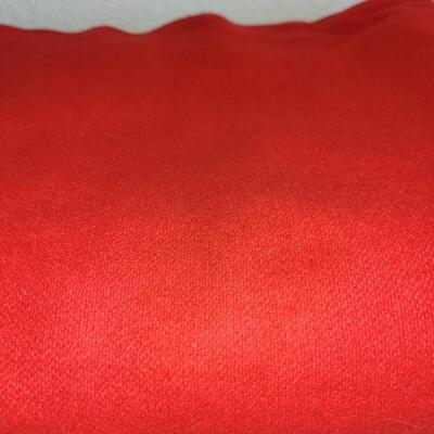 Lot 178: Red Wool Fabric - 7yards