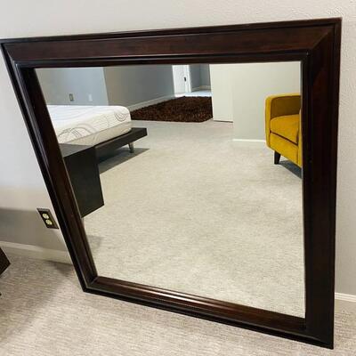 Mahogany Hanging Mirror