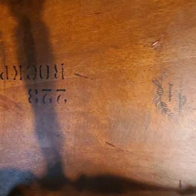K14: Vintage Temple Stuart "Rockport" Kitchen Table & Four Chairs