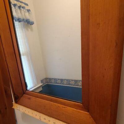 Lot 14 Bath: Cabinet & Mirror