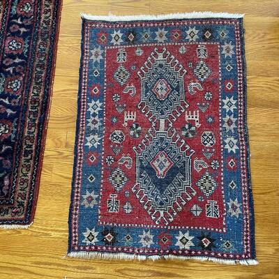 Lot 116 - Area Rug with Two Accent Rugs