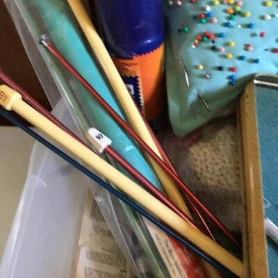 lot 69D Sewing Cutting Mats, Thread, Scissors and More