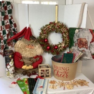 G - 803 Burlap Santa Lot