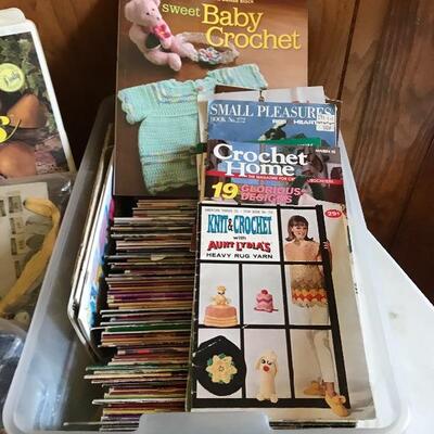 Lot 70D Crochet & Knitting books, Embroidery and more