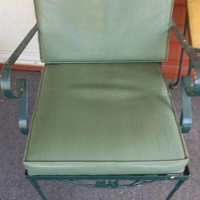 Lot 16P: Vintage Metal Patio Chairs and Table