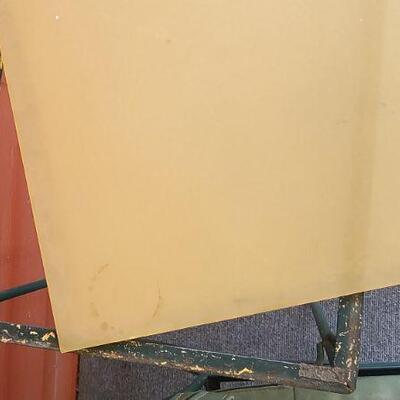 Lot 16P: Vintage Metal Patio Chairs and Table