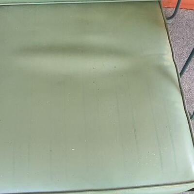 Lot 16P: Vintage Metal Patio Chairs and Table