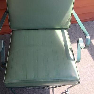Lot 16P: Vintage Metal Patio Chairs and Table