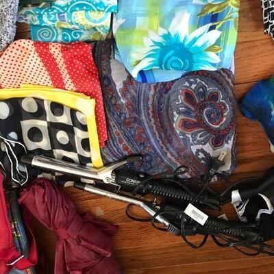 Lot 55L:  New Coach Wristlet, Vera Bradley Purses, Scarfs, Umbrellas and More