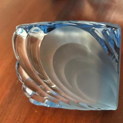 Lot 53L:  Hobnail, Crackle Glass and More Blue/Green Glass