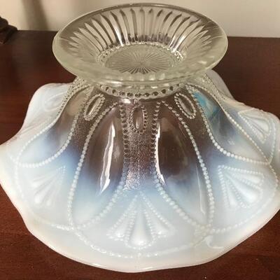 Lot 62L:  Hobnail Blue Glass and More
