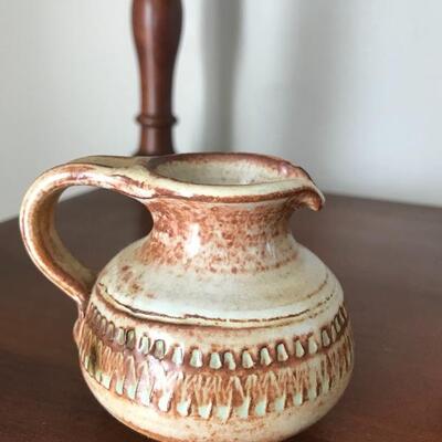 Lot 51L.: Signed Pottery Saki Set
