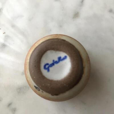 Lot 51L.: Signed Pottery Saki Set