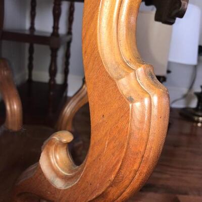 Lot 47L:  Antique Marble Top Table