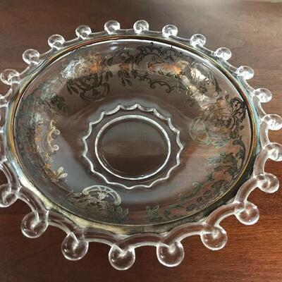 Lot 44L:  Glass Compotes, Cruets, Figurines and More